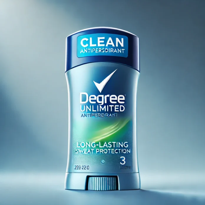 degree unlimited antiperspirant deodorant stick clean 2 count long-lasting sweat